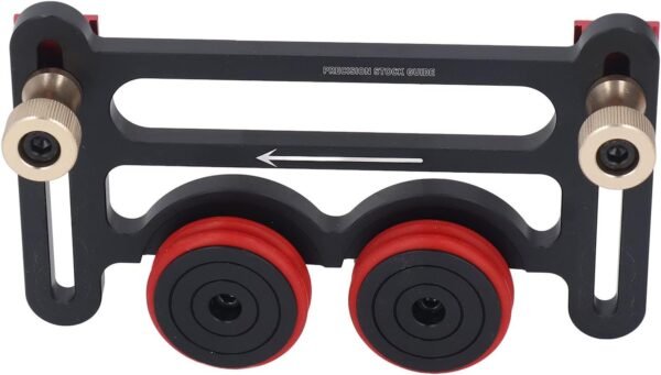 Preciseness Guides for Dining Table Saw, Universal Featherboards along with Moving Blocks, Woodworking Dual Steering Wheel Birthing Curler for Dining Table Saw, Modem Dining Table & Band Viewed