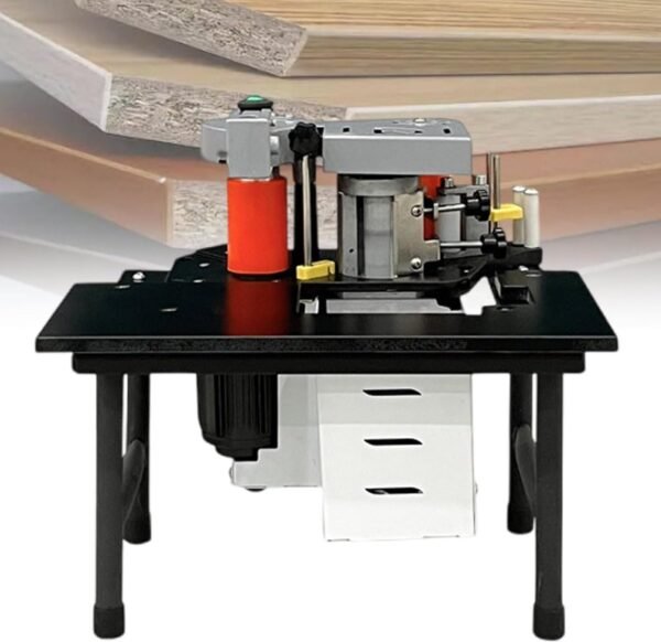 Woodworking Side Bander Lace Equipment, Dual Edge Gluing Timber Lace Equipment, Guide Strip Damaging and also Side Closing Equipment, 2 ~ 6m/Min Closing Rate, Functions along with Contour and also Straight Pipe, African-american