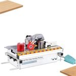 Mobile Woodworking Side Lace Device, 1200w Treaty Side Lace Device, Changeable 0-6m/ Minutes, Double-Sided Gluing, Along With Temperature Level Management, For Lumber, Pvc, Integrated Panel
