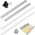 ForoGore Dining Table Found Dogsled Package Do It Yourself Crosscut Sled along with 2 Light Weight Aluminum T-Track, 2 UHMW Miter Clubs, Opener and also Screws