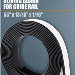 POWERTEC Path Saw Overview Rail Slide Bit, 55″ Gliding Protection for Makita, Festool, Milwaukee, POWERTEC Overview Side Rails, 1PK (71911)