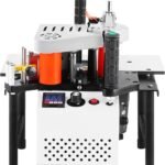 Mobile Side Bander Dual Sided Glue Woodworking PVC Side Lace Maker Structure Items, Flexible Velocity Management, 4-18m/ Minutes Arc Straight Side Bander Maker