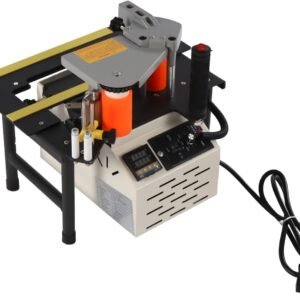 Woodworking Side Bander 900W Portable Edgebander Arc Straight Side Lace Device for Hardwood Plastic PVC Abdominal Dual Edge Finishing Glue Side Bander, 0-20ft/ minutes Velocity, 0.28" -2.4" Elevation - Image 6