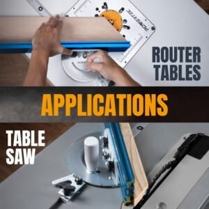 POWERTEC 18-Inch Miter Pub Substitute for POWERTEC Miter Assesses|Soft Gliding Activity, Easy Installation, Heavy Duty Upgrade for Desk Saw & Miter Scale Solution (71629) - Image 6