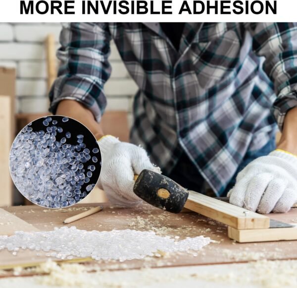 Maitys 100g Hot Melt Edgebander Glue for Side Lace Device, Hot Glue Pellets Majority Viscous Adhesive Granular for Side Bander Tool Temperature Level Adhesive Expansion Iron Connectors Albums 6 710GsjRPDCL. AC SL1500