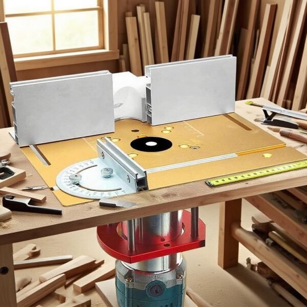 Light Weight Aluminum Modem Dining Table Insert Layer along with Miter Scale Resource Fencing Moving Braces, 9.45 x7.87 x0.2 In Modem Flip Layer for Wood Working Benches Dining Table Found Pruning Inscription Device 2 713t1DFh+1L. AC SL1201