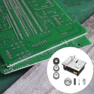 Preciseness Mini Electric Dining Table Found, Do-it-yourself Interest Handmade Wood Working Workbench Reducing Maker Changeable Reduce Deepness Small Pc Found for Mini Timber Designed (Lifting variation) - Image 6