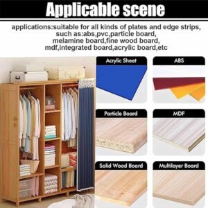 Transportable Side Bander Dual Sided Glue Woodworking PVC Side Lace Device, Wood Working Side Lace Gluing Device, Changeable Velocity, 10-60mm Lace, 5m/Min - Image 7