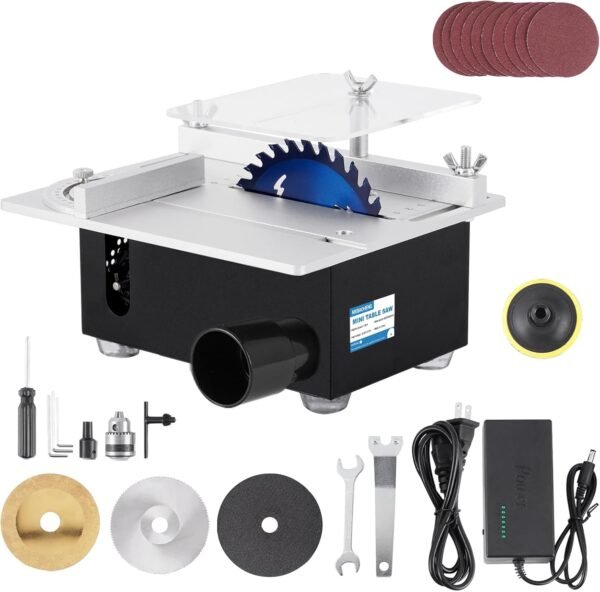 MXBAOHENG Mini Preciseness Dining Table Viewed 120W along with Sander, 4" Little Transportable Interest Dining Table Viewed for Do-it-yourself Crafts Timber Plastic Reducing, 1.18 In Reducing Intensity, Velocity & Slant Adjustable