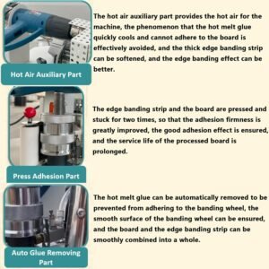 220V 5.1 KW Modification Arm/Foldable Division Curved Side Lace and also Trimmings Integrated Equipment Contour Securing And Also Fixing Integrated Equipment for PVC Plastic Melamine Side Lace Bit 13 220V 5.1 KW Modification Arm/Foldable Division Curved Side Lace and also Trimmings Integrated Equipment Contour Securing And Also Fixing Integrated Equipment for PVC Plastic Melamine Side Lace Bit - Image 5