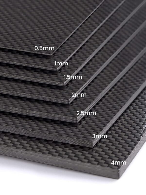 Kalolary Carbon Dioxide Fiber Panel Platter 240 X 240 X 4 MM, Carbon Dioxide Fiber Linen Available in 0.5 mm 1mm 1.5 mm 2mm 2.5 mm 3mm 4mm Ordinary Weave Carbon Dioxide Fiber Linens one hundred% 3K Shiny Area Carbon Dioxide Fiber Platter 2 71Dild0sNSL. SL1500