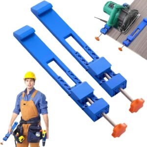 Modifiable Reducing Maker Bottom Resource, New Electric Round Saw Mincing Positioning Clamp, Preciseness Timber Reducing Resource, Uniquely Created for Preciseness Reducing as well as Grating Duties (2Pcs)