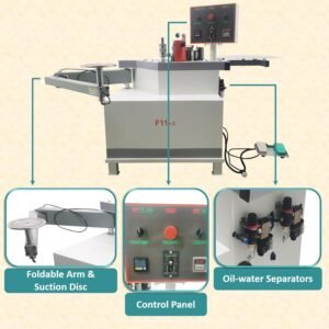 220V Woodworking Upper Hand Bander Expert Curved Upper Hand Lace Equipment along with Modification Foldable Division PVC Plastic Bander 0-24cm/ s Flexible Rate for Round, Square, Cuneate, L-shaped Panels - Image 7