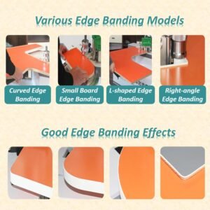 220V Woodworking Advantage Bander Expert Curved Advantage Lace Maker along with Modification Foldable Division for PVC, Plastic, Melamine along with 2 Feet Pedals 0-18cm/ s Flexible Velocity - Image 4