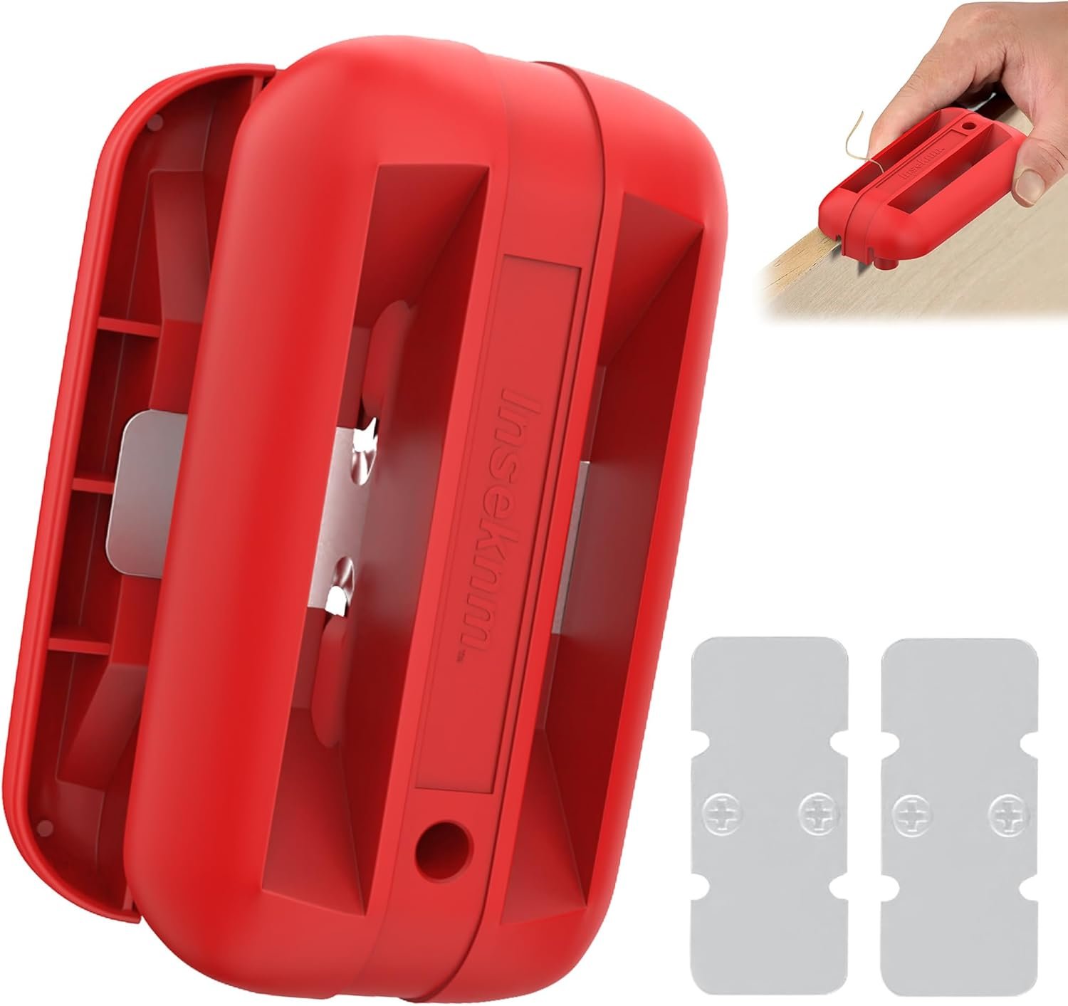 Upper Hand Lace Leaner along with Tungsten Carbide Blades, Hand Planer Versatile Wood Working Upper Hand Leaner for Burrs, Guide Upper Hand Lace Cutter Machine for Abdominal, PVC, Laminate, and also Melamine - Reddish