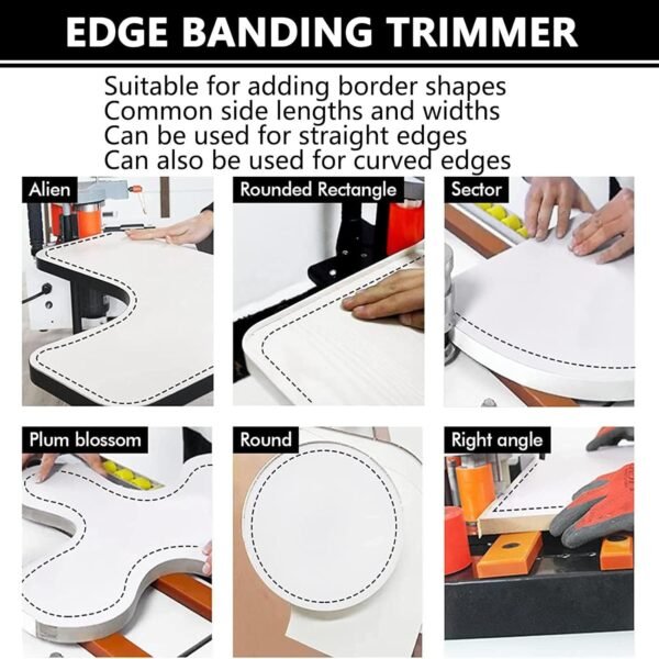 Woodworking Side Lace Maker, Right Slant Arc Straight Pipes Side Bander, Portable PVC Abdominal Side Bander, Double-Sided Gluing, Adjustable Velocity 0-6m/ minutes 1 71NfWDi4ATL. AC SL1500