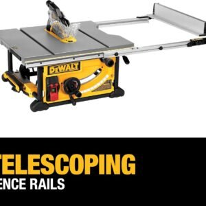 DEWALT Dining Table Found 10 In along with Collapsible Rolling Dining Table Found Stand Up, 15 Amplifier, 4800 REVOLTIONS PER MINUTE, 32-1/2- In Slit Ability (DWE7491RS) - Image 7