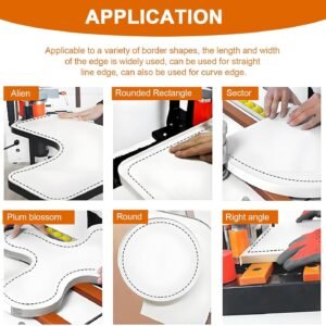 1200W Advantage Lace Device, Portable Arc Straight Carpentry Advantage Bander along with Rate Command 2-6m/ minutes, Dual Sided Glue Woodworking PVC Advantage Lace Device - Image 7
