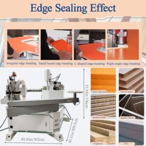 TECHTONGDA Wood Working Side Bander, Arc Side Lace Maker, Collapsable Division Edgeband Leaner, Hardwood Extras Closing Maker, 0-18cm/ s Velocity, 14-70mm Dressing Up Fullness, 220V Single-phase Electrical Power - Image 6