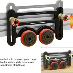 Preciseness Guides for Dining Table Saw, Universal Featherboards along with Moving Blocks, Woodworking Dual Steering Wheel Birthing Curler for Dining Table Saw, Modem Dining Table & Band Viewed - Image 3
