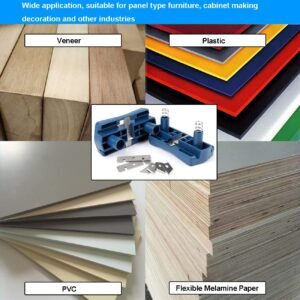 Upper Hand Lace Leaner, Veneer/Laminate Upper Hand Leaner Mini Plastic PVC Plyboard Melamine Hardwood Upper Hand Band Cutter Machine, Guidebook Trimmings Carpentry Resource - Image 4