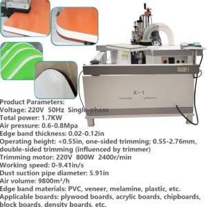 220V 1.7 KW Modification Arm/Foldable Upper Arm Curved Side Edging Maker Arc Fixing Maker for PVC Plastic Melamine Side Lace Bit 11 220V 1.7 KW Modification Arm/Foldable Upper Arm Curved Side Edging Maker Arc Fixing Maker for PVC Plastic Melamine Side Lace Bit - Image 3