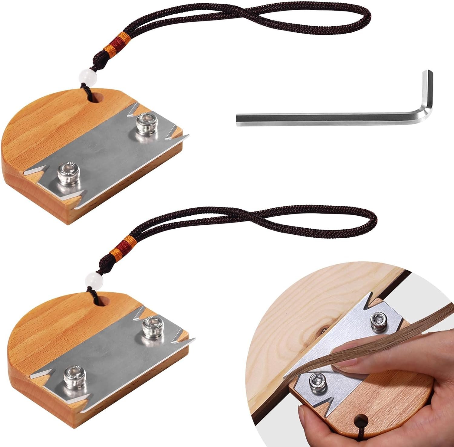 2 Load Side Lace Trimmers for wood working, Stainless-steel Blades, Side Edge Planer along with Awaiting Band, Side Lace Cutter Machine, Hand Planer Side Bander for PVC Abdominal Lumber Laminate