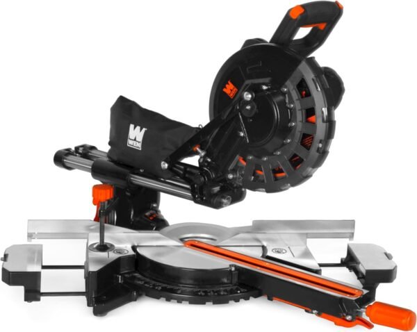 WEN 15-Amp 10-Inch Single-Bevel Sliding Material Miter Found along with Laser Device (MM1014T)