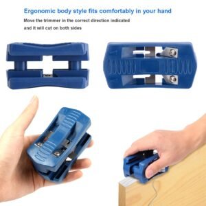 Upper Hand Lace Leaner, Veneer/Laminate Upper Hand Leaner Mini Plastic PVC Plyboard Melamine Hardwood Upper Hand Band Cutter Machine, Guidebook Trimmings Carpentry Resource - Image 7
