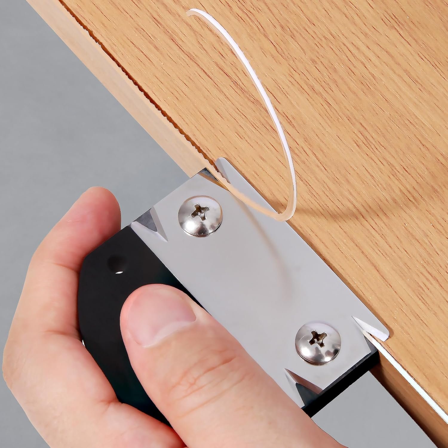 Side Lace Leaner & Cutter Machine- Upgraded Side Lace Devices for Carpentry, Side Edge Planer along with Putting Up Band, Tough Side Lace Leaner, for Lumber|PVC|ABDOMINAL|Laminate