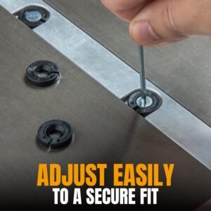 POWERTEC 18-Inch Miter Pub Substitute for POWERTEC Miter Assesses|Soft Gliding Activity, Easy Installation, Heavy Duty Upgrade for Desk Saw & Miter Scale Solution (71629) - Image 5