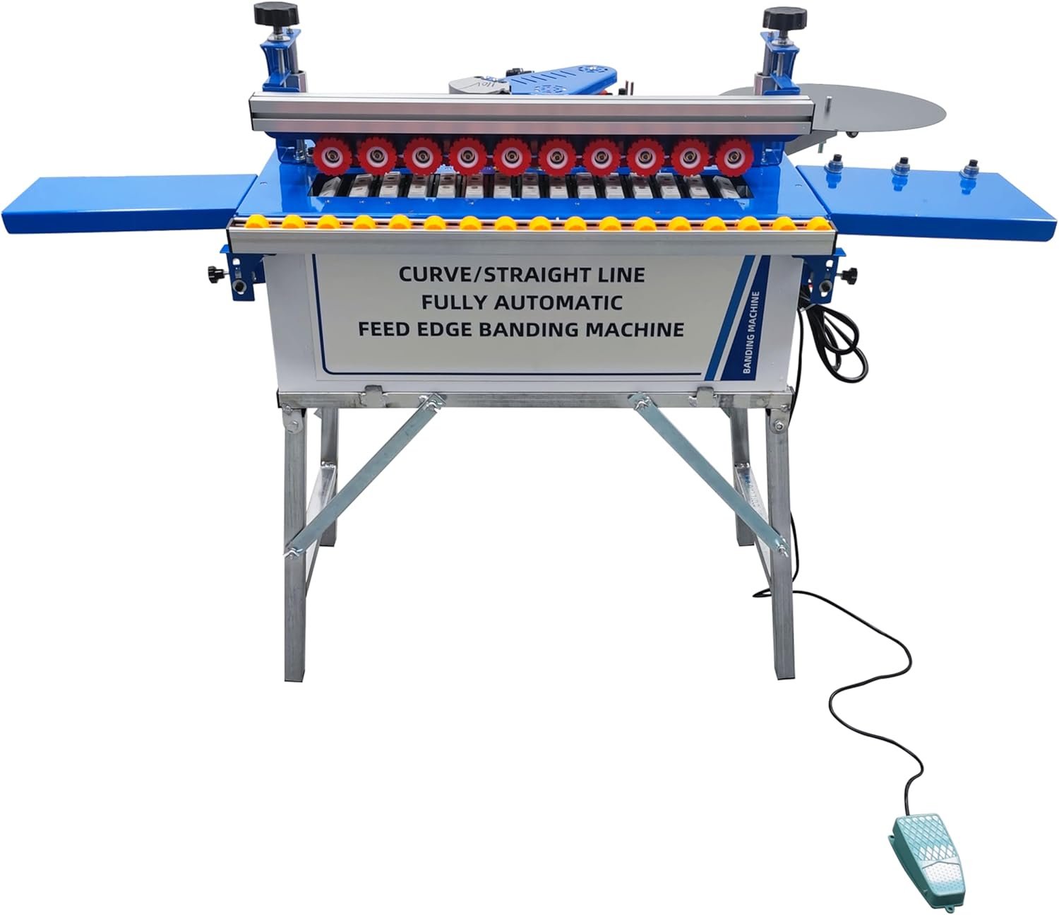 TECHTONGDA Wood Working Advantage Bander Automatic Advantage Lace Maker for Straight and also Curved Edges, Flush Edge Matching, Double-sided Gluing, Automatic Cutting