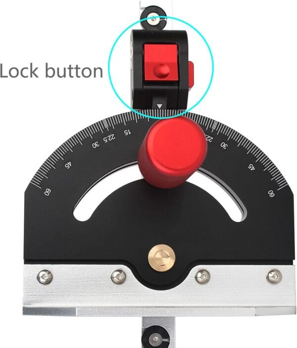 Preciseness Miter Scale, Light Weight Aluminum Metal Universal Dining Table Viewed Miter Scale, Wood Working Accurate Miter Scale for Inscription Maker 1 71gvk675KYL. AC SL1500