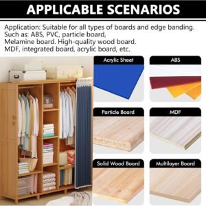 Woodworking Side Lace Maker, Right Slant Arc Straight Pipes Side Bander, Portable PVC Abdominal Side Bander, Double-Sided Gluing, Adjustable Velocity 0-6m/ minutes 9 Woodworking Side Lace Maker, Right Slant Arc Straight Pipes Side Bander, Portable PVC Abdominal Side Bander, Double-Sided Gluing, Adjustable Velocity 0-6m/ minutes - Image 3