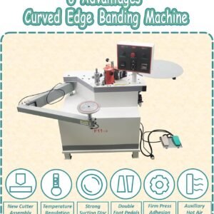 220V 3.8 KW Specialist Carpentry Upper Hand Bander Automatic Rocker/Foldable Upper Arm Curved Upper Hand Lace Maker along with Digital Temperature Command|0-24cm/ s Flexible Velocity for PVC/Plastic/Melamine 15 220V 3.8 KW Specialist Carpentry Upper Hand Bander Automatic Rocker/Foldable Upper Arm Curved Upper Hand Lace Maker along with Digital Temperature Command|0-24cm/ s Flexible Velocity for PVC/Plastic/Melamine - Image 8