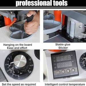 Transportable Side Bander Dual Sided Glue Woodworking PVC Side Lace Device, Wood Working Side Lace Gluing Device, Changeable Velocity, 10-60mm Lace, 5m/Min - Image 4