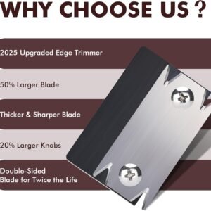 Side Lace Leaner - 2025 Upgraded Mini Side Band Leaner & Cutter Machine, Stainless-steel Cutter Laminate Side Leaner for Wood Working, Sturdy Edgebanding Edging Device for Timber, Laminate, PVC, ABDOMINAL - Image 3