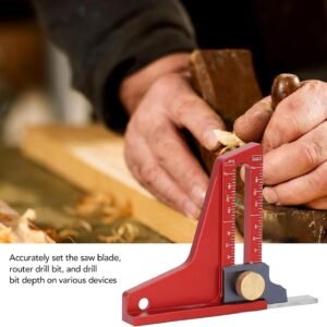 Woodworking Elevation Deepness Dimension Devices 0‑2 In Dining Table Found Deepness Leader Dimension Leader Carpentry Preparing for Saw Dining Table as well as Leader Edging Maker - Image 7