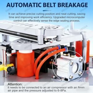 Mobile Side Bander, Automatic Strip Damaging Woodworking Side Lace Equipment Lumber Pvc Dual Edge Gluing Changeable Velocity Side Bander 10-40mm Size For Straight & Arc Edges - Image 5