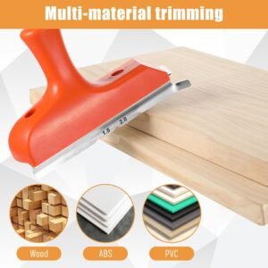 Side Lace Leaner along with Sharp Stainless-steel Cutter as well as Ergonomic Grasp, 3-in-1 Hardwood Working Leaner for Hardwood Deburring, Side Planing, PVC as well as Abdominal on Straight, Curved, Chamfered Edges, Father Present - Image 6