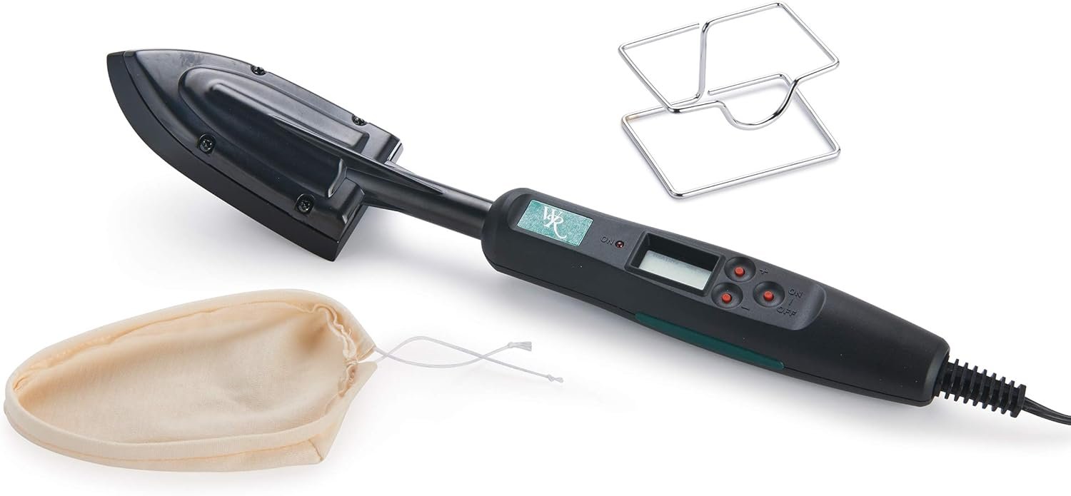 Woodriver Digital Liquid Crystal Display Feature Laminate Side Lace Iron