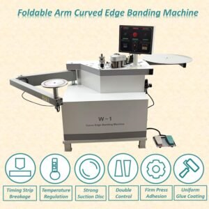 220V Woodworking Advantage Bander Expert Curved Advantage Lace Maker along with Modification Foldable Division for PVC, Plastic, Melamine along with 2 Feet Pedals 0-18cm/ s Flexible Velocity - Image 5
