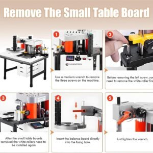1200W Mobile Side Lace Maker, Contour Straight Wood Working Side Bander along with Velocity Management 2-6m/ minutes, Dual Sided Glue Woodworking PVC Side Lace Maker - Image 6