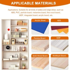 1200W Advantage Lace Device, Portable Arc Straight Carpentry Advantage Bander along with Rate Command 2-6m/ minutes, Dual Sided Glue Woodworking PVC Advantage Lace Device - Image 8