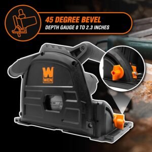 WEN CT1065 10-Amp 6.5-Inch Dive Slice Sidewinder Rounded Path Saw, African-american 14 WEN CT1065 10-Amp 6.5-Inch Dive Slice Sidewinder Rounded Path Saw, African-american - Image 5