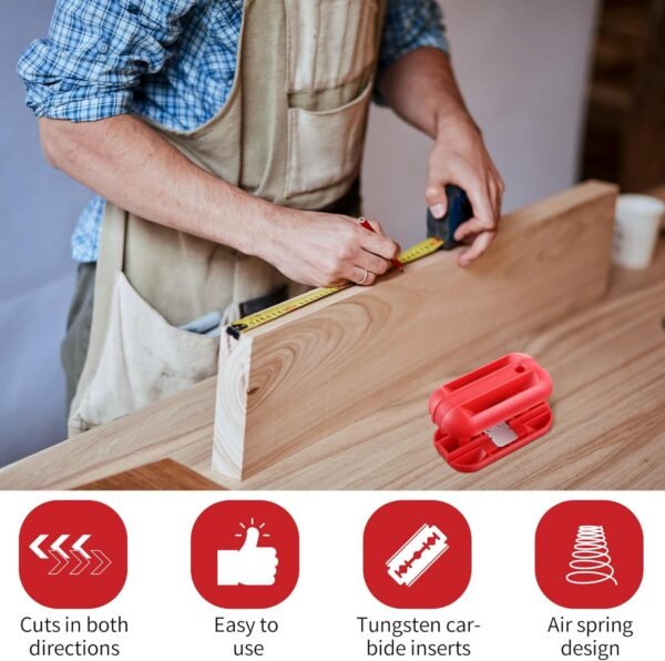 Feekoon Side Lace Leaner along with Tungsten Carbide Blades, Side Band Cutter Machine Resource, Versatile Hand Planer Bander for Burrs, Edge Planer, Hardwood Chamfering Fillet Scrape for PVC Abdominal Melamine, Reddish 4 81ELxJWnIyL. AC SL1500