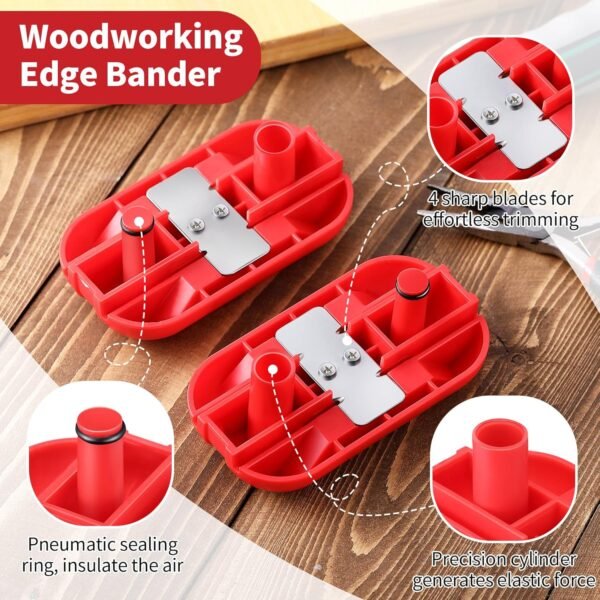 Feekoon Side Lace Leaner along with Tungsten Carbide Blades, Side Band Cutter Machine Resource, Versatile Hand Planer Bander for Burrs, Edge Planer, Hardwood Chamfering Fillet Scrape for PVC Abdominal Melamine, Reddish 2 81EoBSZUrsL. AC SL1500