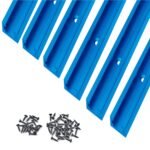Light Weight Aluminum 36 In T-Track along with Timber Screws– Dual Reduce Account Universal along with Predrilled Installation Holes -Woodworking and also Braces– Frosted Surface Area Anodized – 6 PK (Blue)