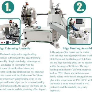 Modification Division Curved Side Lace & Trimmings Maker 220V Integrated Carpentry Side Bander along with Hot Melt Glue Device, Car Hardwood Working Maker for PVC/Melamine Panels 10 Modification Division Curved Side Lace & Trimmings Maker 220V Integrated Carpentry Side Bander along with Hot Melt Glue Device, Car Hardwood Working Maker for PVC/Melamine Panels - Image 3