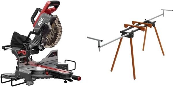 Skil 10" Twin Bevel Sliding Substance Miter Saw (MS6305-00) as well as BORA Portamate PM-4000 Strong Collapsable Miter Viewed Stand Up along with Device Installation Pubs